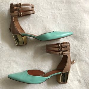 Rebecca Minkoff irvin ankle strap pump - mint